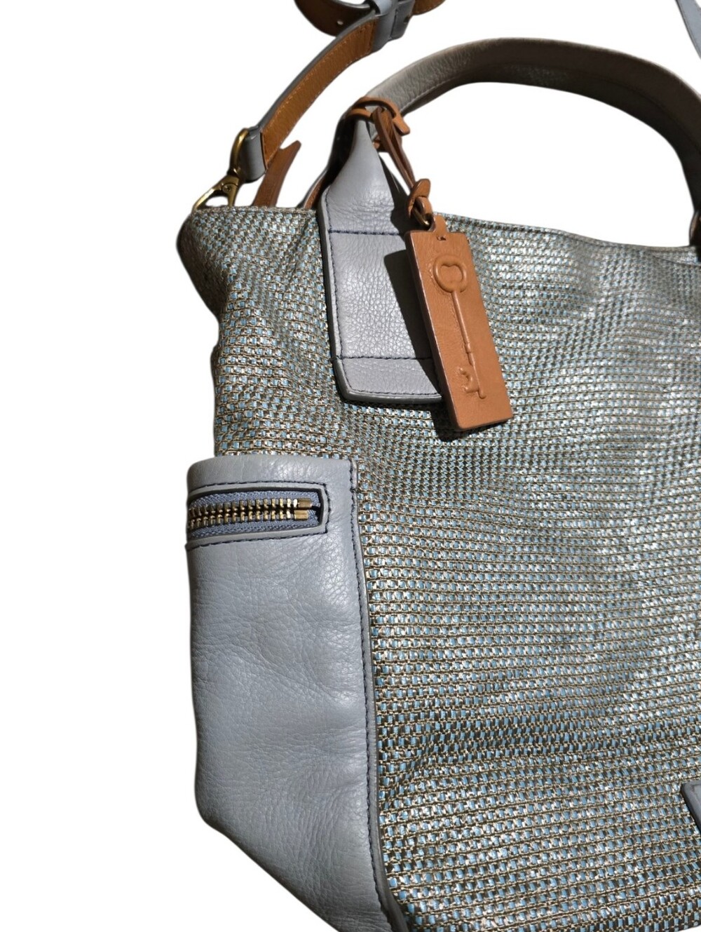 Fossil Emerson Straw Satchel - Picture 8 of 10